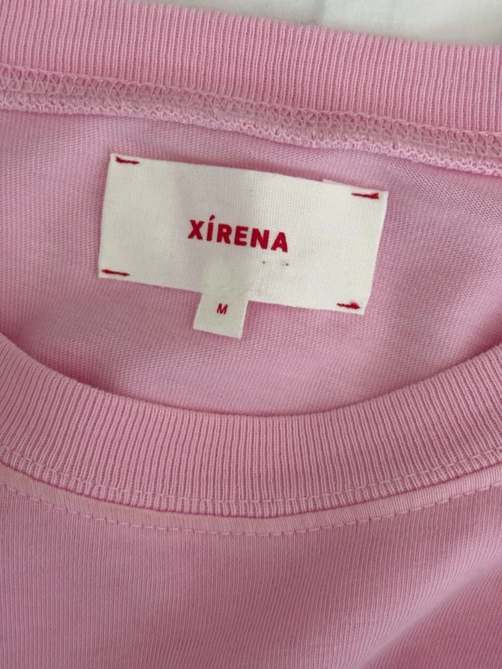 Xirena Pink Tie Front T Shirt Emme Dress Medium Summer Classic - Picture 7 of 9